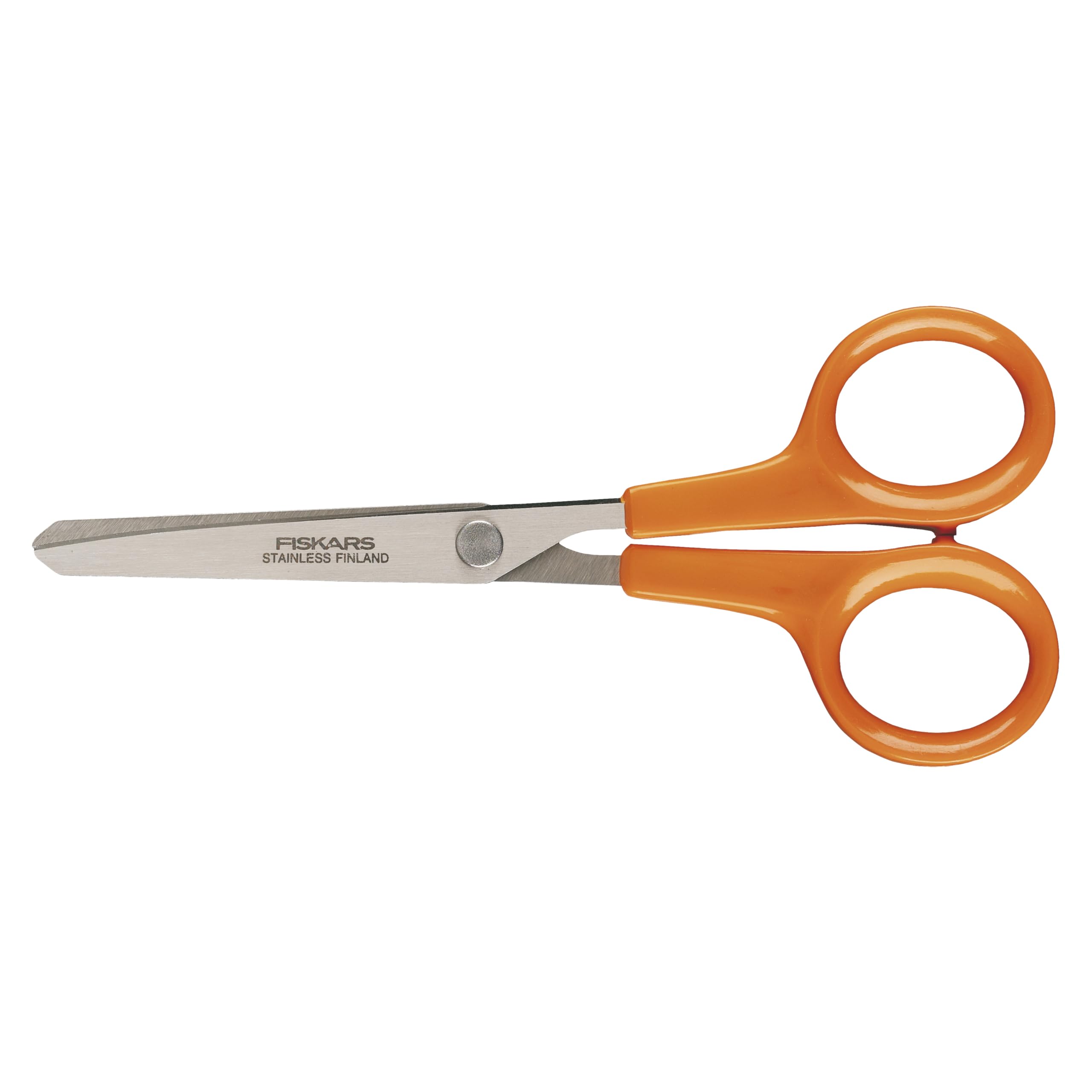 Fiskars Hobby Scissors, Length: 13 cm, For Right- and Left-handed Users, Stainless Steel Blade/Plastic Handles, Orange, Classic, 1005154
