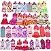 rainbow yuango Handmade Mini Clothes Bikini Set Swimwear Swimsuit for 11.5 in Barbie Doll Pack of 5