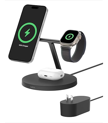 Amazon.com: Belkin MagSafe 2-in-1 Wireless Charging Stand