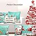 instecho 1 6 Packs Christmas Pillow Covers