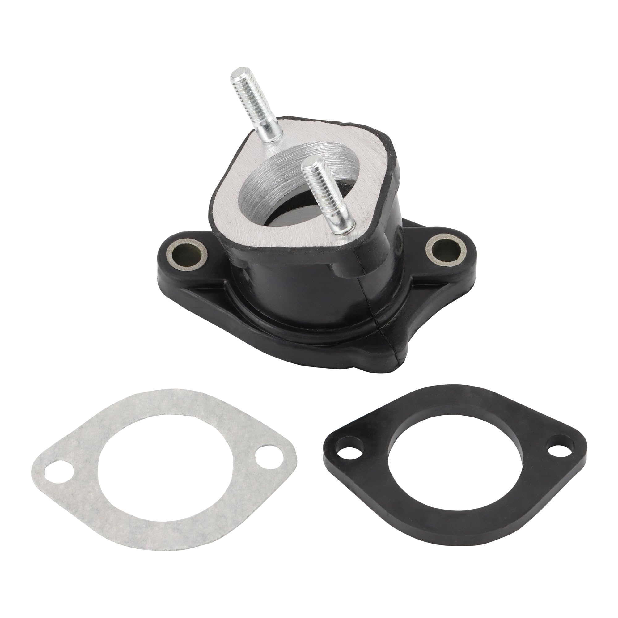 WOOSTAR 30mm Intake Manifold Pipe Oblique Replacement for CG 200cc 250cc Vertical Engine Roketa Sunl JCL BMS Chinese ATV 4 Wheeler Quad Dirt Pit Bike Go Kart