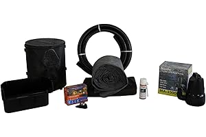 HALF OFF PONDS Savio Pond Free 3300 Waterfall Kit, with 10 ft by 15 ft EPDM Liner and 3,300 GPH Water Pump - PSS4