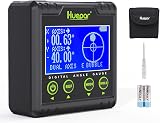 Huepar Digital Angle Gauge Protractor with Magnetic Base 0.01° LCD Inclinometer