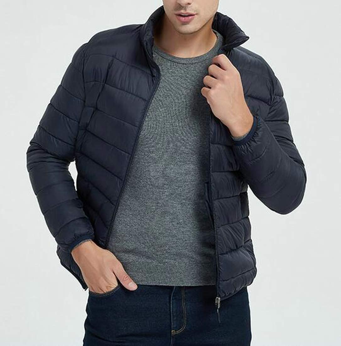 XTX Mens Winter Cotton-Padded Down Coat 