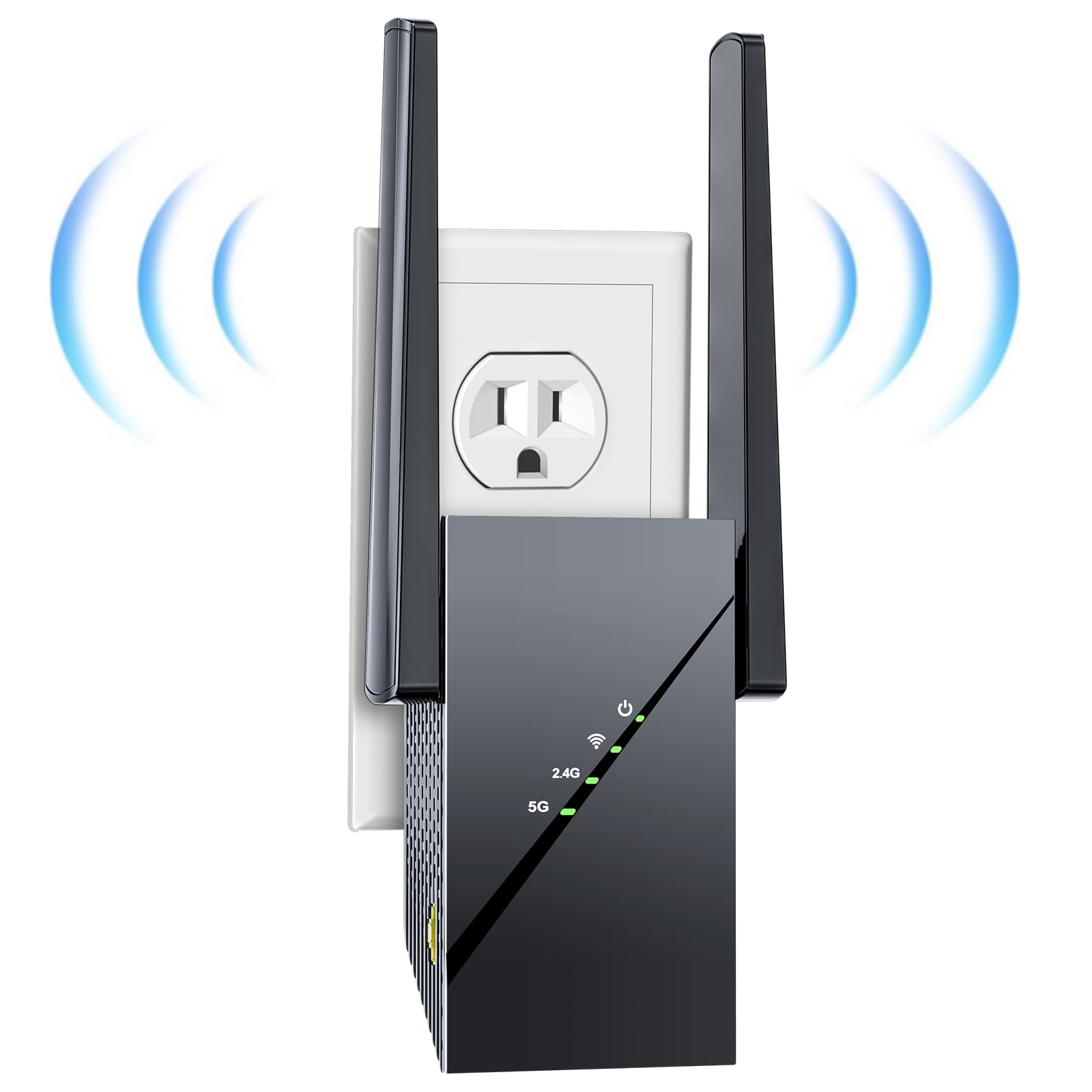 Photo 1 of 2025 WiFi 6 Extender Internet Booster for Home, Longest Range up to 18k sq. ft, 3Gbps Dual Band Faster Speed Access Point, Wireless Internet Repeater with Gigabit Ethernet Port, Mesh WiFi, 1-Tap Setup