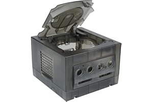 Replacement Shell for NGC GC Game Console, Comaptible with DOL 001 and DOL101 Consoles, for Standard Size Discs (Transparent 