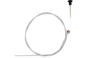 QAZAKY Universal Push Pull Choke Control Cable for Tractor Go Cart Kart Various Rotary Model 237 703971 290831 63" Inner 60" Conduit 2-3/4 Travel