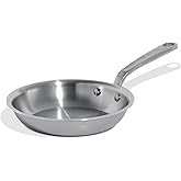 Made In Cookware - 10-Inch Stainless Steel Frying Pan - 5 Ply Stainless Clad - Professional Cookware - Crafted in Italy - Induction Compatible