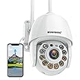 BOAVISION 4K/8MP Security Camera Outdoor, Wireless WiFi IP Camera Home Security System 360° View,Human/Pet/Vehicle Detection, auto Tracking,Two Way Talk,pan Tile Full Color Night Vision