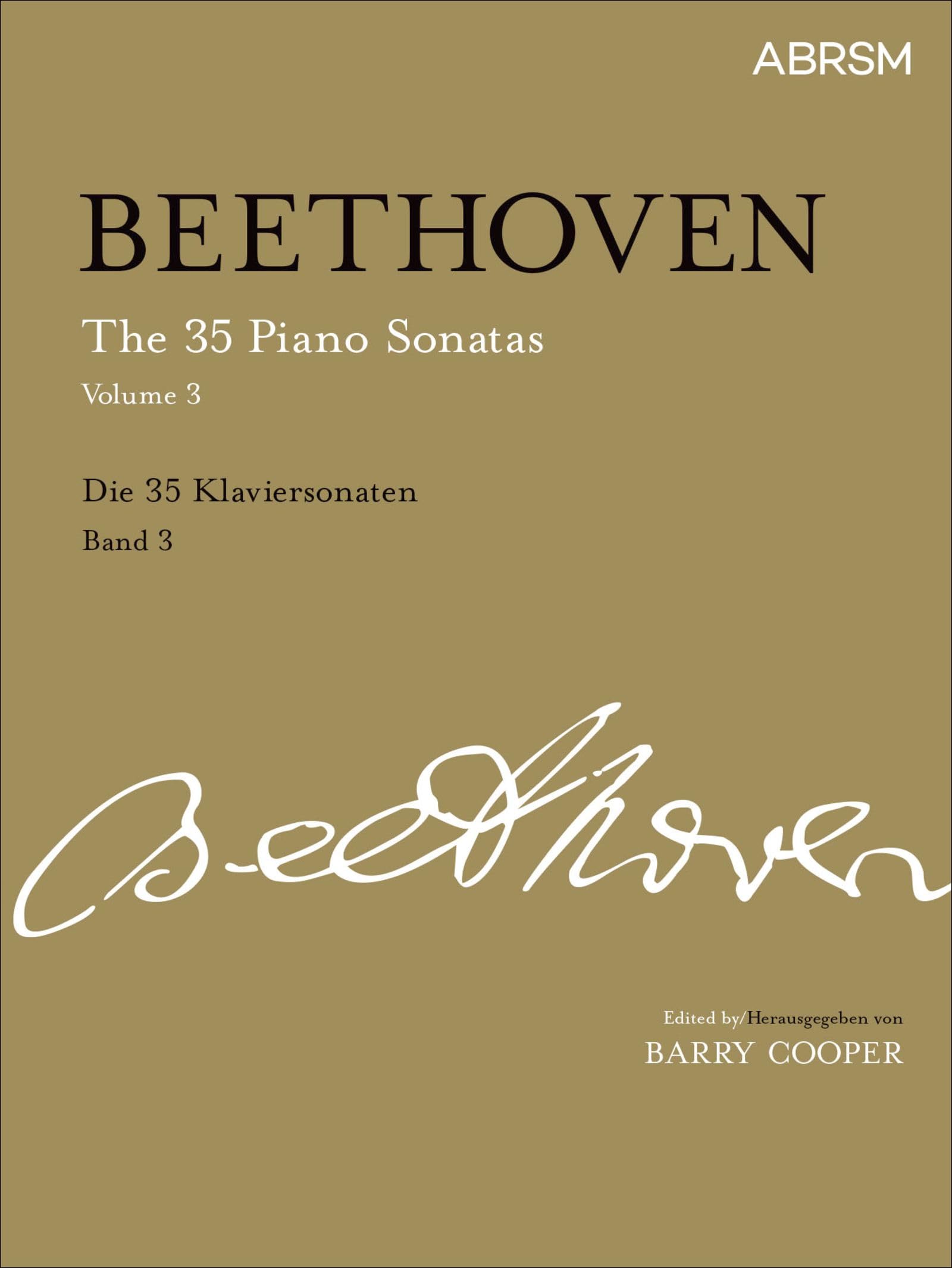 Beethoven: 35 Piano Sonatas Vol 3: Op. 57 - Op. 111 (Signature Series (ABRSM))