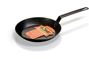 Lodge CRS10 10-Inch Diameter Seasoned Steel Skillet