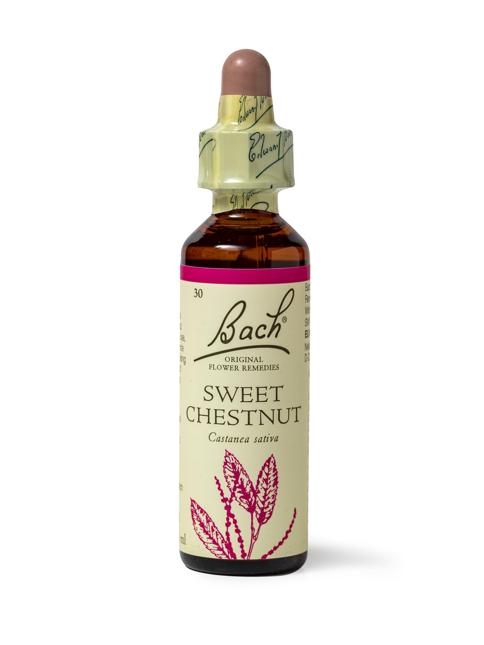 Bach Original Flower Remedies Sweet Chestnut, Find Joy & Hope, Remain Optimistic, Emotional Wellness, Natural Flower Essence, 20ml