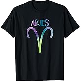 Aries Zodiac Symbol Astrology Ram Fire Sign T-Shirt