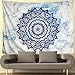 Heopapin Mandala Tapestry Hippie Bohemian Flower Psychedelic Indian Dorm Decor for Living Room Bedroom