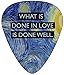 Creanoso I Love You Valentines Guitar Picks (12-Pack)- Premium Music Gifts & Guitar Accessories for Musicians Gift – Medium Gauge Celluloid – Great Guitar Tool for Muscle Bound Musicians.