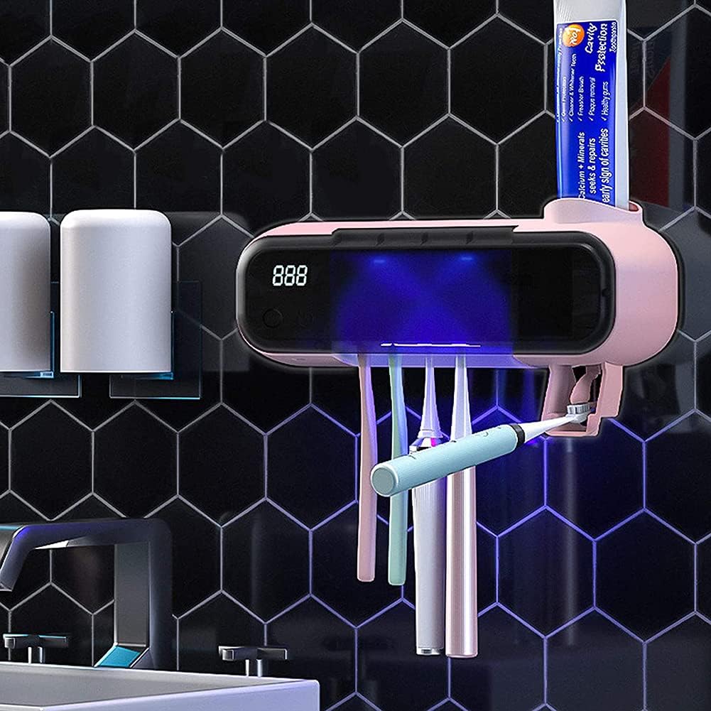 Toothbrush Sanitizer, Toothbrush Holder Wall Mounted, PunchFree