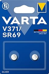 Varta SR69/V371 Battery Pack of 2 – Silver Oxide Coin 30mAh 1.55V