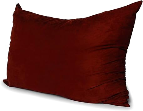 Amazon Com Pillow Sac Bean Bag Lounger Color Velvish Merlot