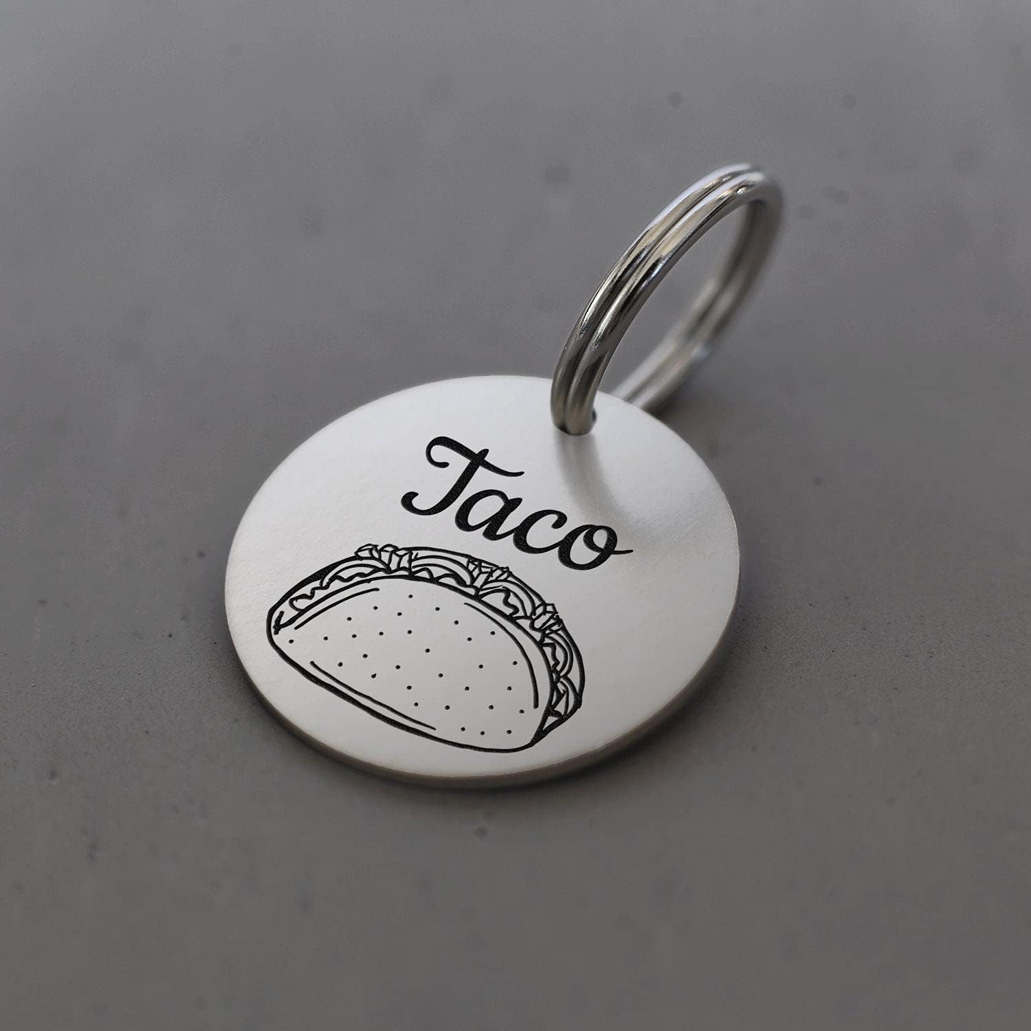 taco dog tag