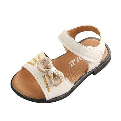 LILIHOT Kinder Strandschuhe Mädchen beugen Prinzessin Schuhe Cartoon Katze Sandalen niedlichen hohlen Freizeitschuhe weiche S