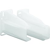Prie-Line R 7227 Rear Drawer Track Back Plate, 5/16 in. x 7/8 in
