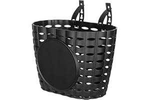 Kids Bike Basket with Adjustable Straps, Bicycle Handlebar Basket for Kid Boys and Girls