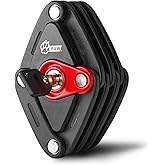 Folding Bike Lock with 2 Keys - Anti Theft Strong Security Bicycle Locks, Anti Drill & Pick Cylinder - Foldable Bike Lock wit