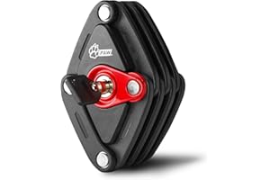 Folding Bike Lock with 2 Keys - Anti Theft Strong Security Bicycle Locks, Anti Drill & Pick Cylinder - Foldable Bike Lock wit