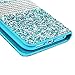 Badalink iPhone X Case, iPhone Xs Wallet Case Magnetic Kickstand Luxury Diamond Flip Cover Bling Rhinestone Leather Skin TPU Inner Shockproof Bumper Card Slot with Stylus Pen Dust Plug - Wallet Blue