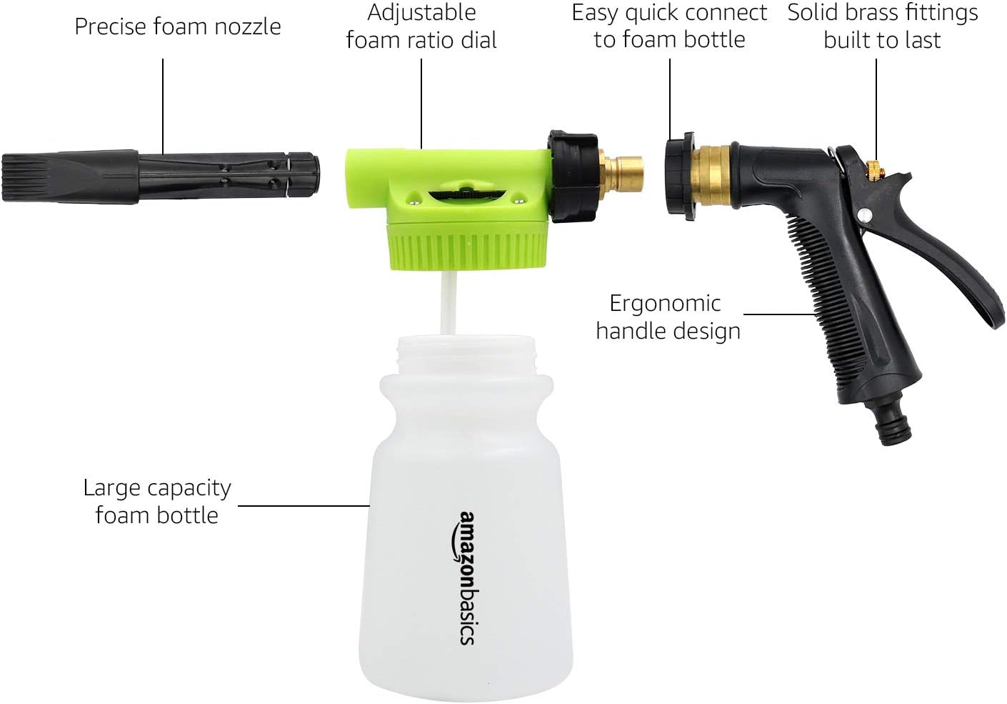  Basics Car Foam Blaster and Sprayer, 30.4-Ounce (0.9-Liter): Automotive
