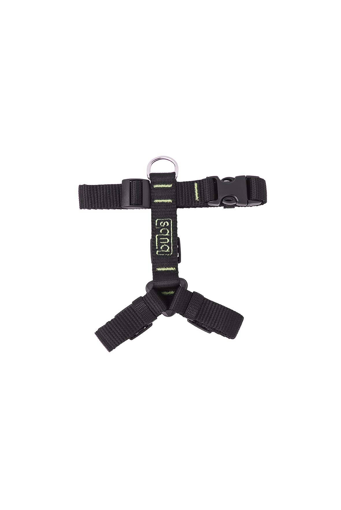 bub's Dog Harness no pull. Harness for small dogs. Anti-pulling system (Check size: Neck from 24/42 cm. Breast from 31/49 cm) (Black)
