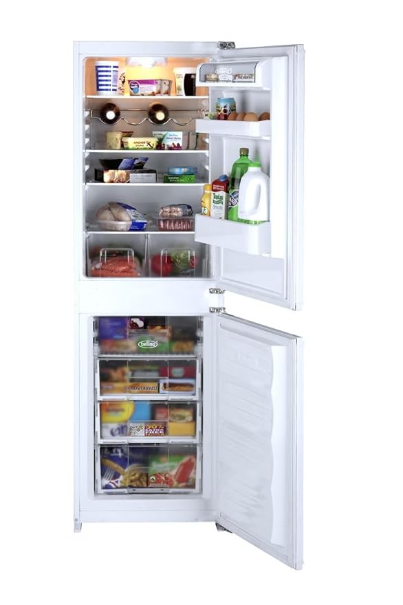 Belling IFF5050FF Integrated Frost Free Fridge Freezer in White Amazon