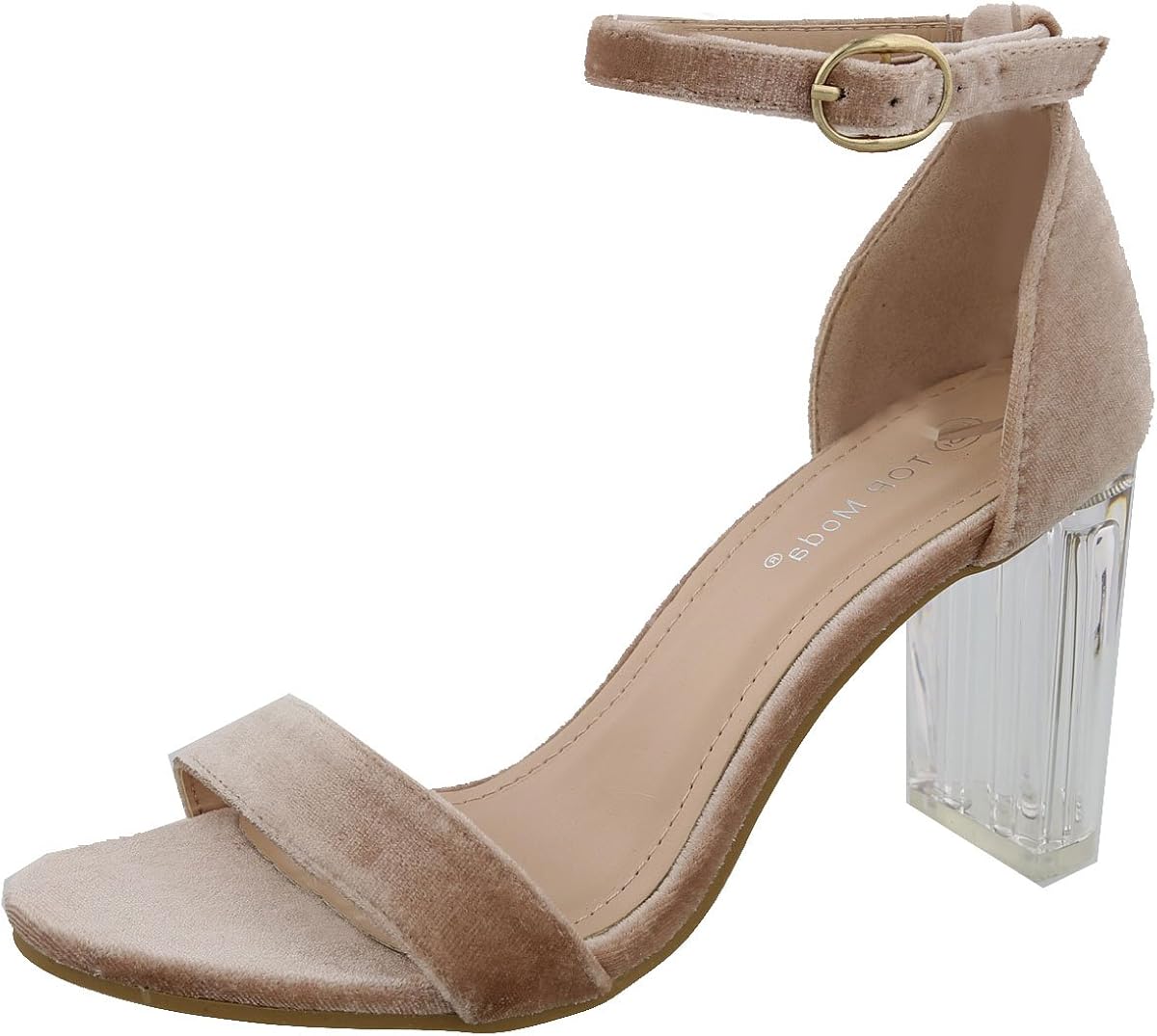 lucite platform heels