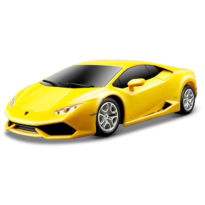 Maisto Tech R/C Lamborghini Huracán LP 610-4: Ferngesteuertes Auto 1:24, mit Pistolengriff-Steuerung, ab 8 Jahren, 20 cm, gel
