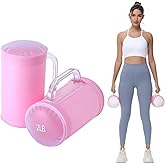 DEIRIS Water Dumbbells,Water Filled Training Dumbbells, Travel Weights Set, Adjustable Weights to 40Lbs,30Lbs,20Lbs,10Lbs,4Lbs Dumbbell Pair,Each 20/15/10/5/2 Lbs, Portable Gym for Strength Training, Fitness and Shaping