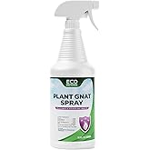 Eco Defense Gnat Spray for Indoor Plants – Fungus Gnat Killer & Houseplant Insect Control – Plant-Based Bug Spray for Houseplants & Indoor Gardening