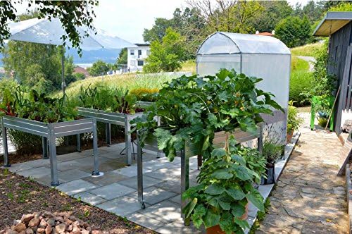 MESA DE CULTIVO Acero Galvanizado. Medidas: Largo 150cm x Ancho ...