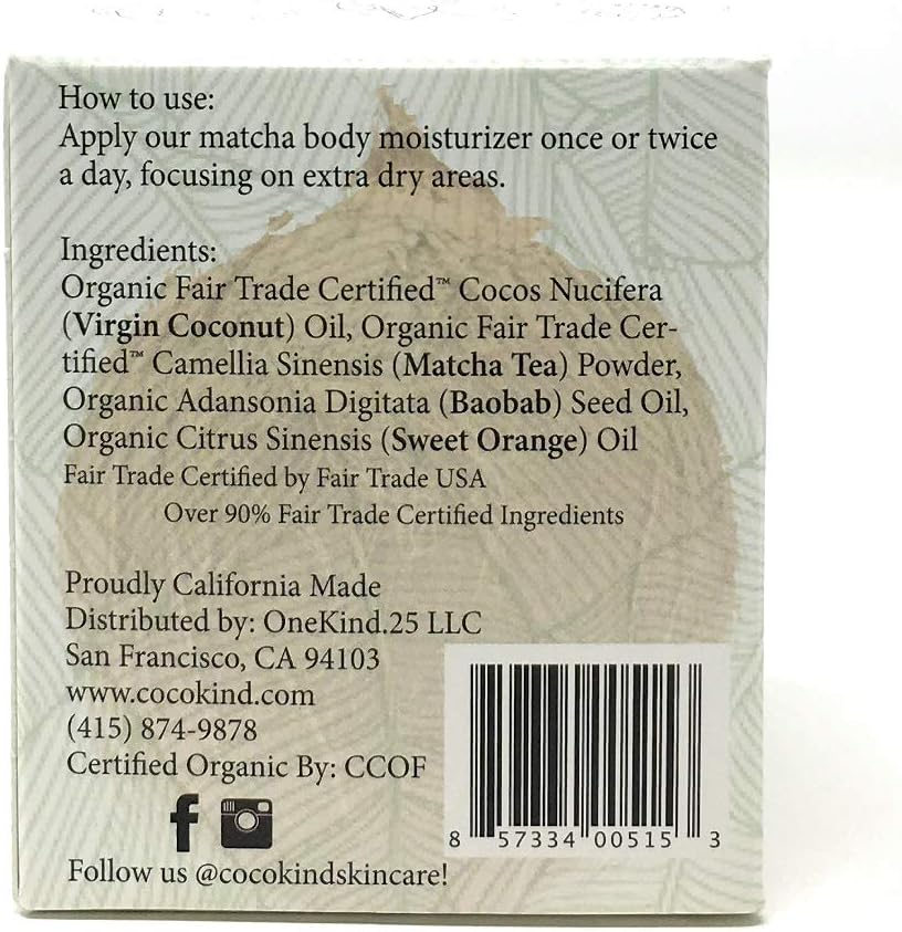 matcha moisturizer cocokind