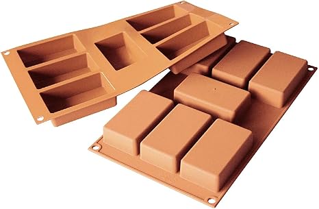 Amazon Com Silikomart 26 110 00 0065 Sf 110 Baking Mould Rectangular Silicone 17 5 X 28 1 X 2 9 Cm Clay Red Kitchen Dining