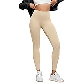 ODODOS No Front Seam Yoga Leggings for Women - 25" / 28" High Waist Buttery Soft Lounge Yoga Pants