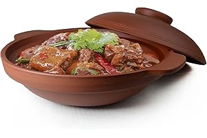 Qianshaguo Bowl zisha Clay Stone for Cooking Dolsot Bibimbap Soup Exclusive Range Unglazed Earthen (clay lid FU)