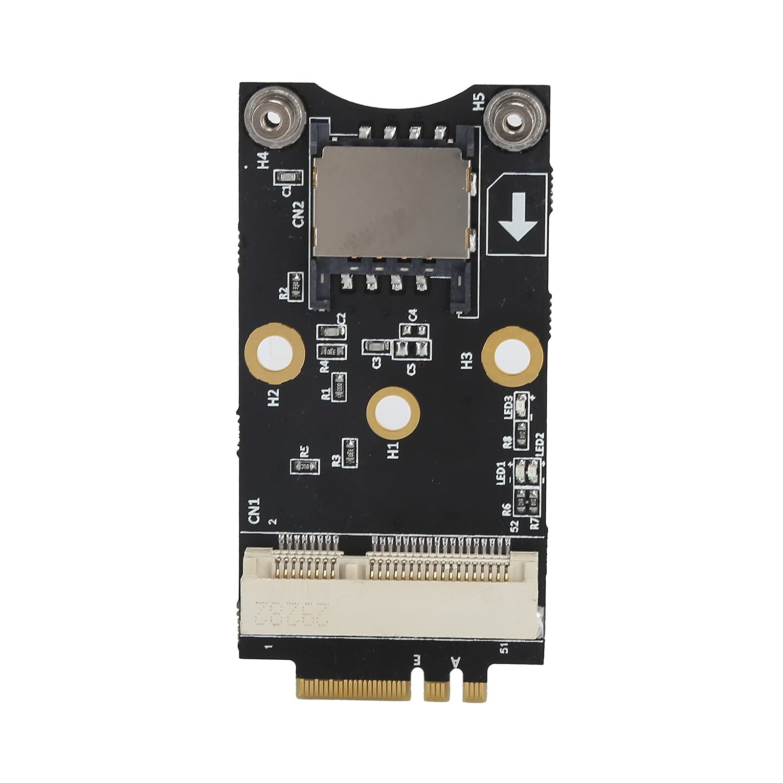 M.2 to Mini PCI‑E Adapter M.2 Key A/E 2230 3G/4G/WiFi Module - PCI-E Micro Card with SIM 6pin / 8pin Card Slot M.2 to Mini PCI Expansion Card for Win10/8/7/2000/Linux/OS X