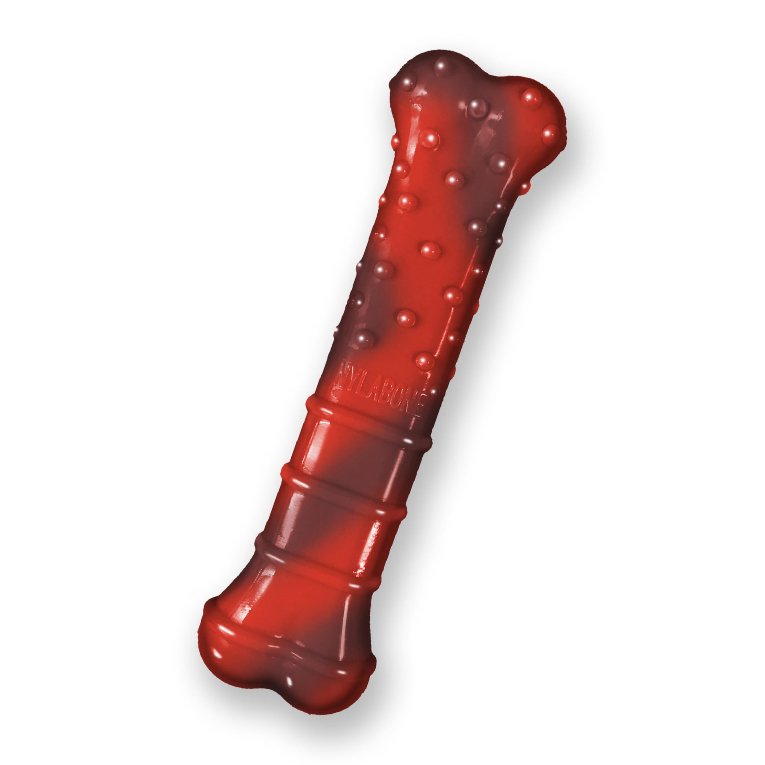 Nylabone Extreme Tough Dog Chew Toy Bone, Durable, Cleans Teeth, Beef Jerky Flavour, Small, for Dogs Up to 11 kg