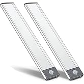 30-LED Motion Sensor Cabinet Light,Magnetic Motion Activated Under Counter Closet Lighting, Wireless USB Rechargeable Kitchen