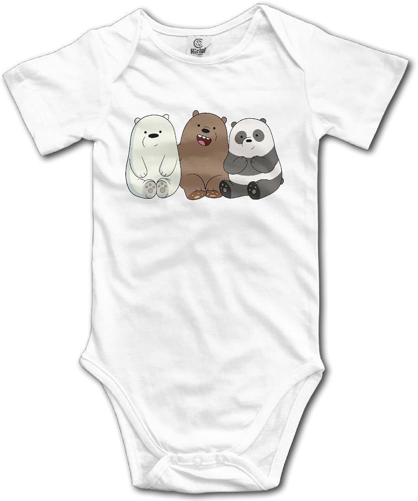Cute and Popular Animals We Bare Bears Cute Baby Onesie