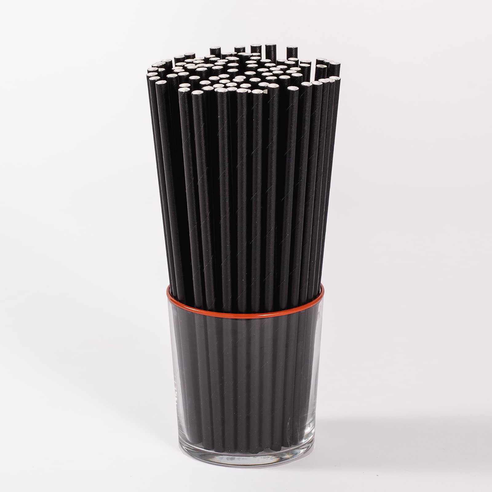 SustainaBuddies 2400 Medium Disposable Paper Drinking Straws | FSC-Certified, Biodegradable and Compostable | Strong and Durable