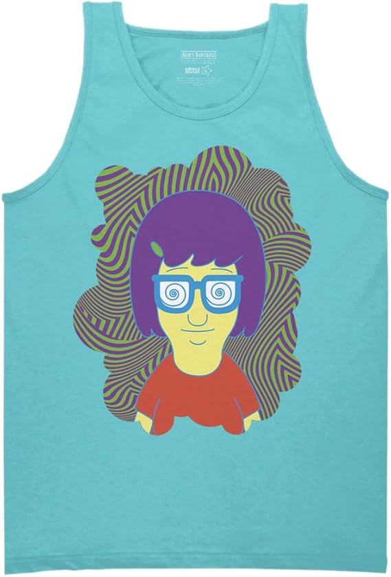 Amazon.com: Ripple Junction Bob's Burgers Tina Psychedelic Adult Tank: Clothing