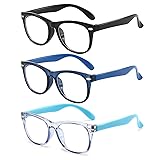 FANNYGO 3 Pack kids Blue Light Blocking Glasses For