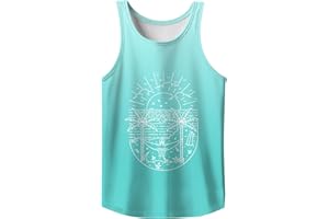 WANGSTAR Mens Tank Tops Summer Sleeveless Shirts Beach Graphic Tank Tops Men 4th of July Tank Top Cut Off Patriotic Shirts