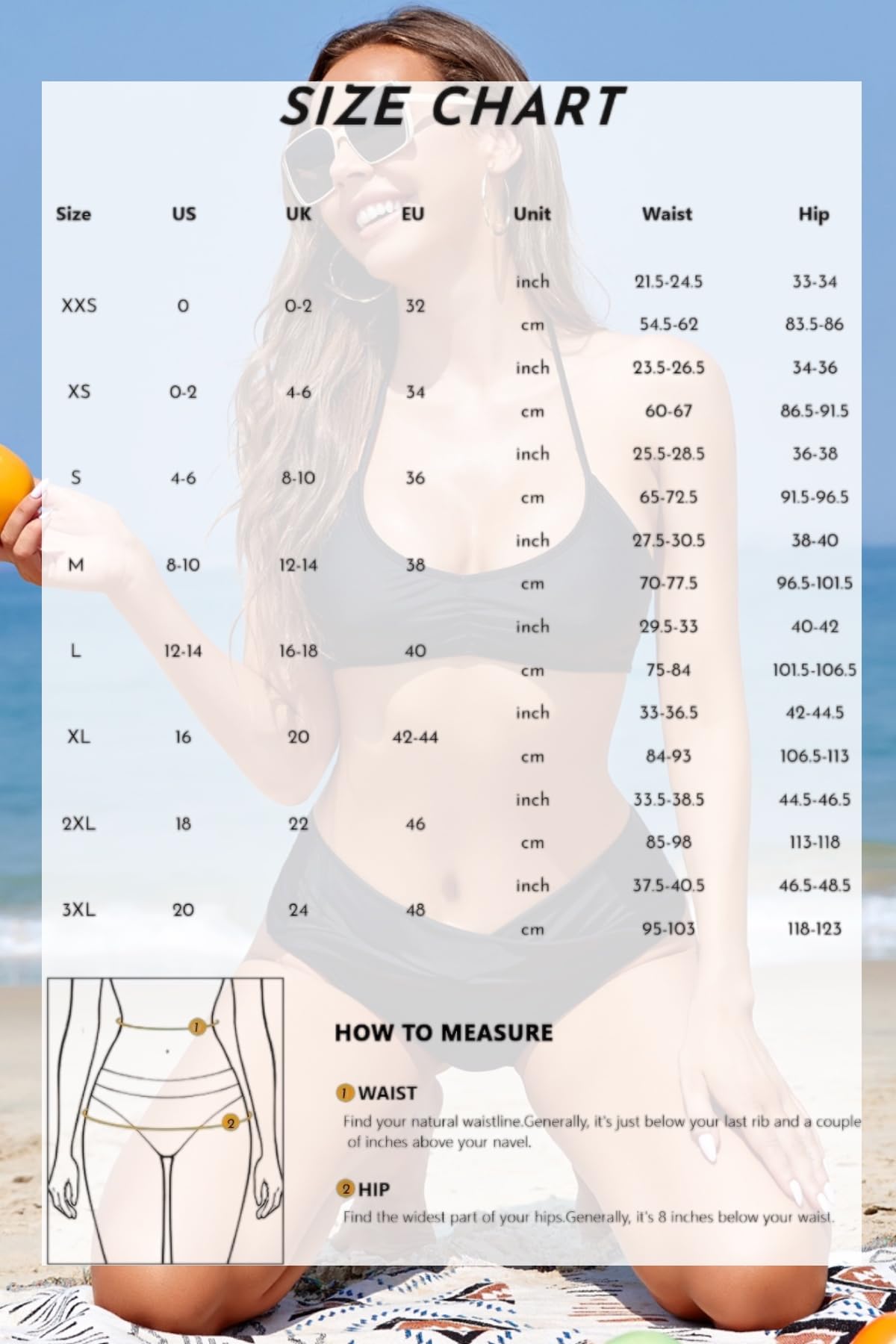 SHEKINI Damen Bikinihose Retro Ruched Bauchweg Klassisch Schwarze Badehose Strandhose Grosse Grössen für Frauen 6